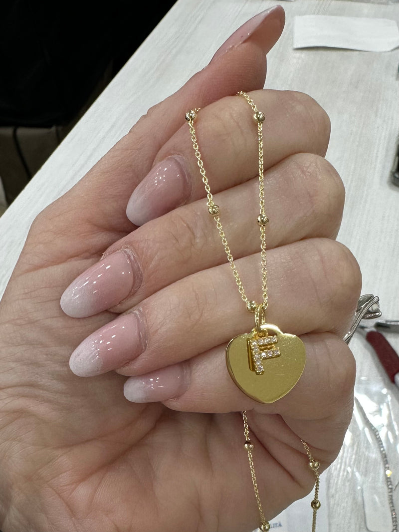 Collana iniziale heart