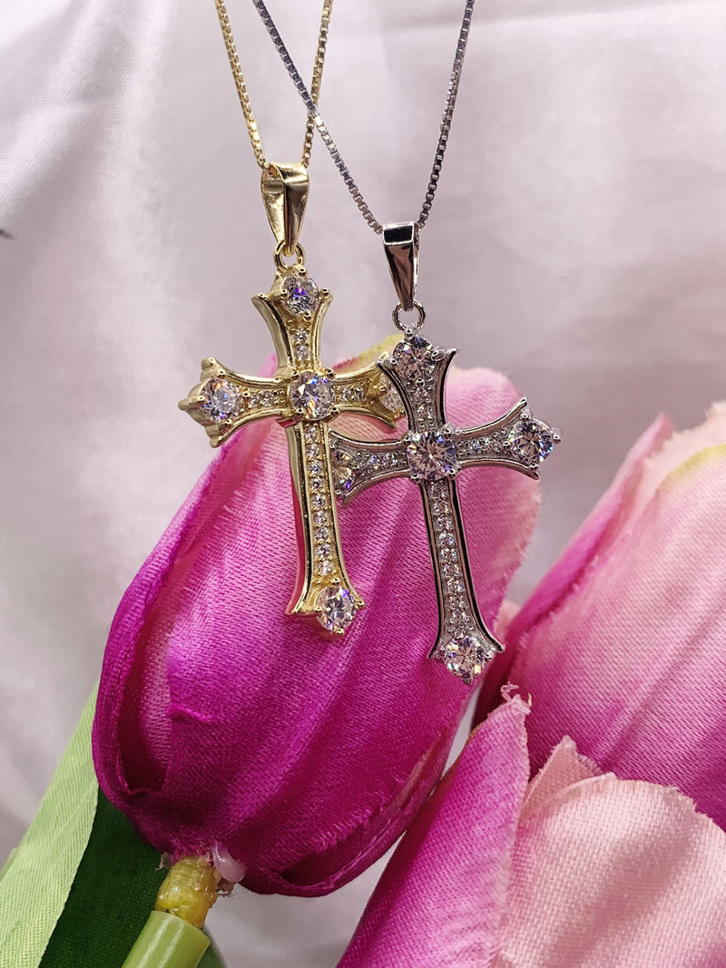 Collana croce domus