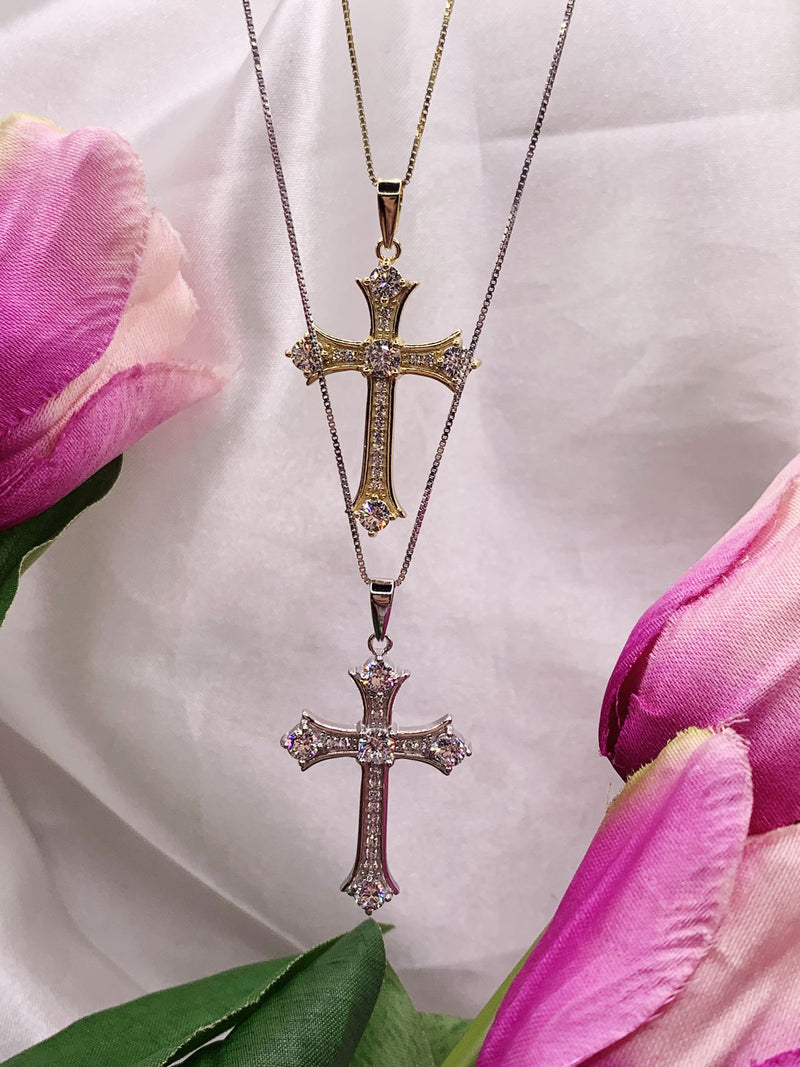 Collana croce domus