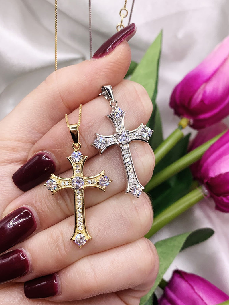 Collana croce domus