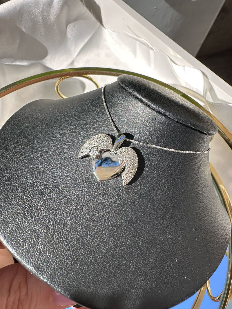 Collana heart dedica
