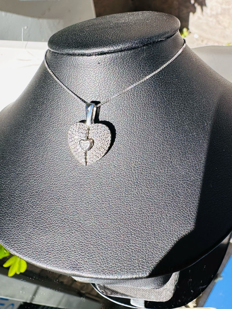Collana heart dedica