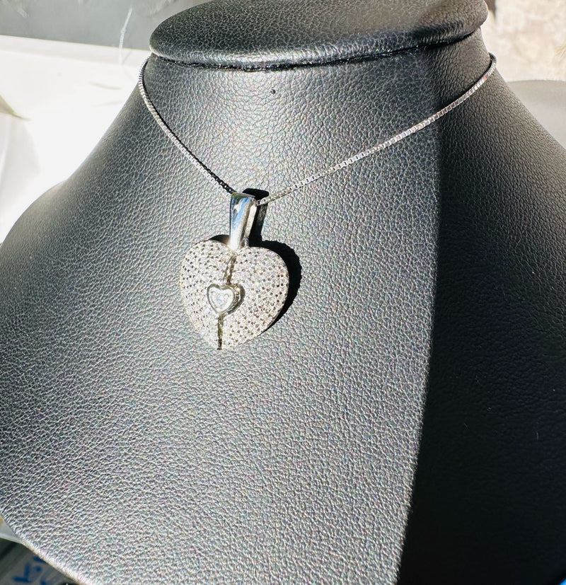 Collana heart dedica
