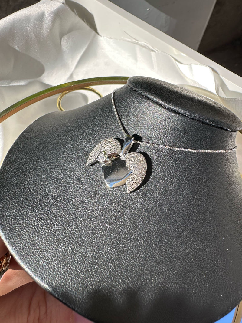 Collana heart dedica