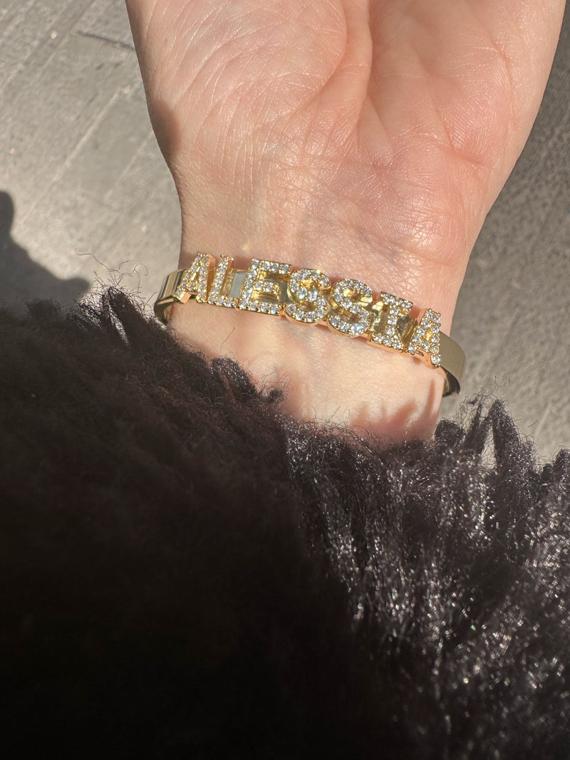 Bracciale nome acciaio