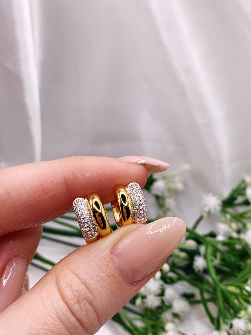 Orecchini gold shine