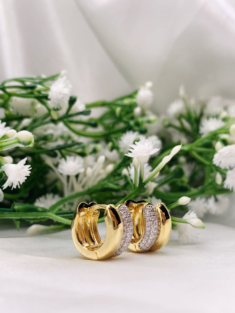 Orecchini gold shine