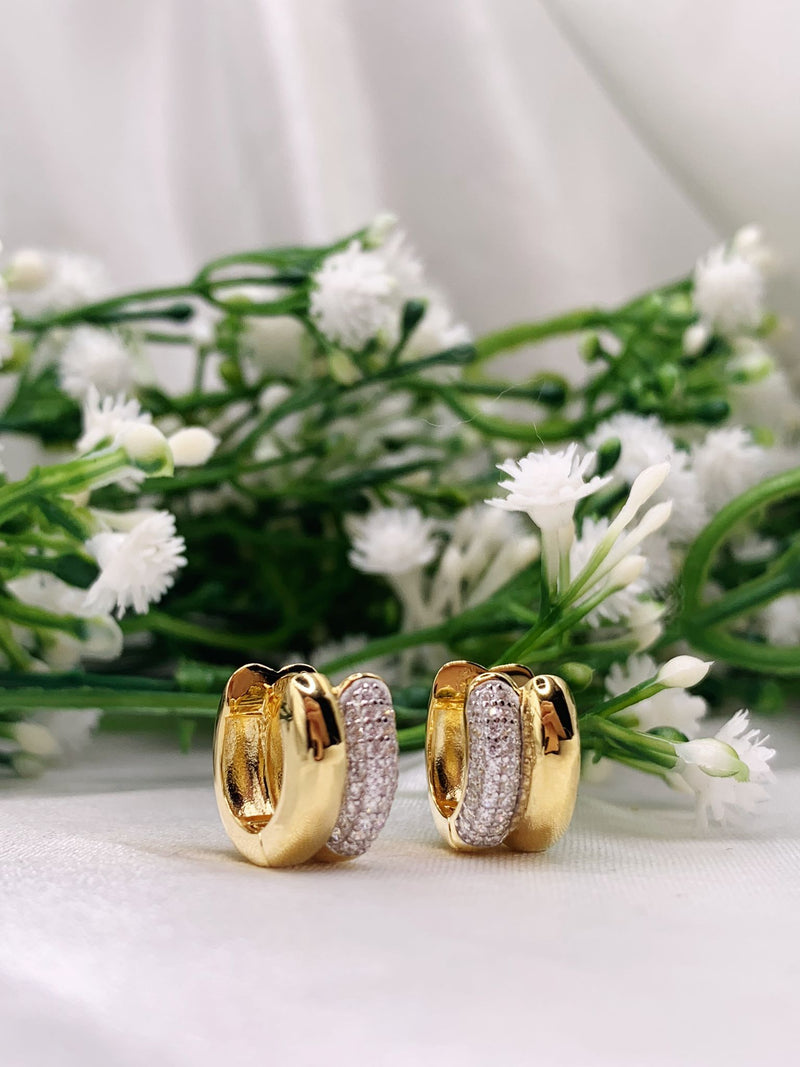 Orecchini gold shine