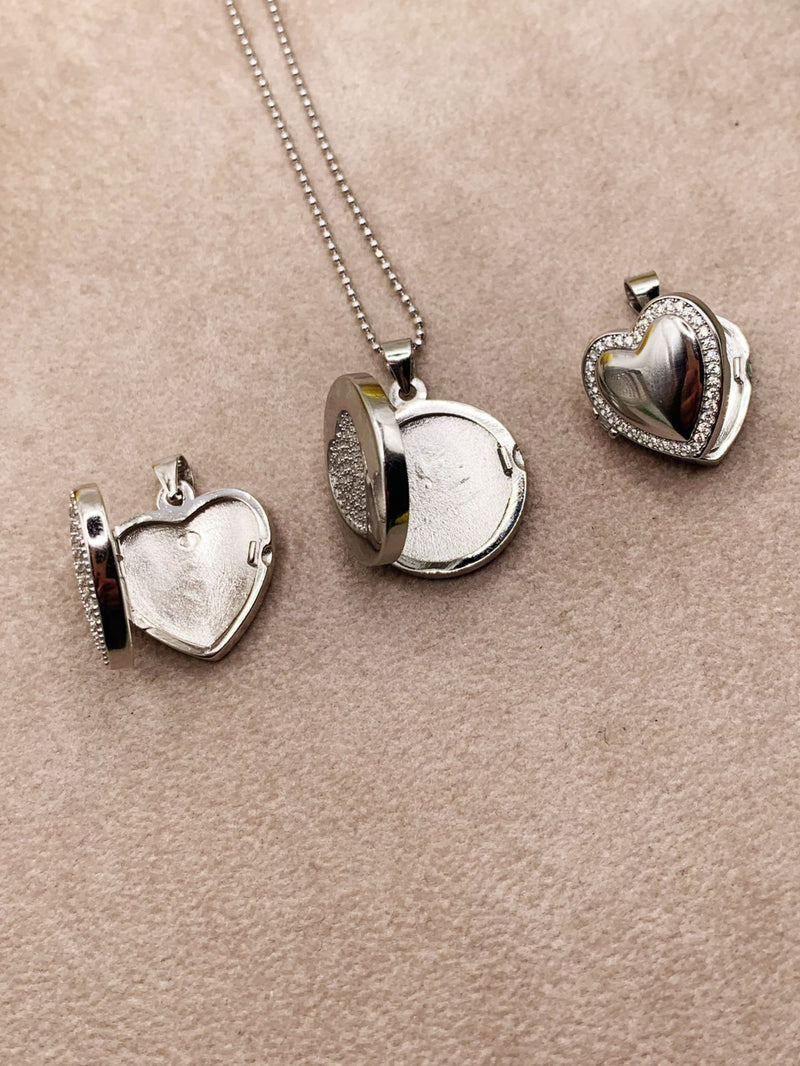 Collana heart portafoto