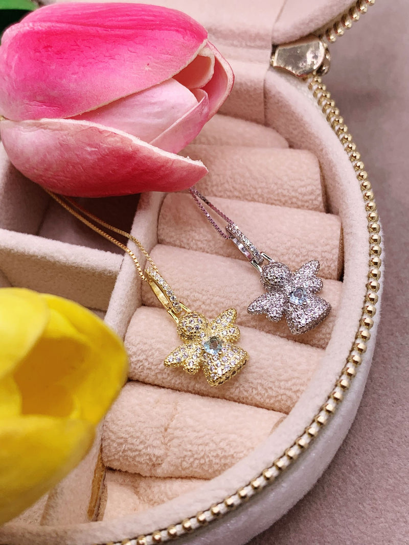 Collana angel acquamarina