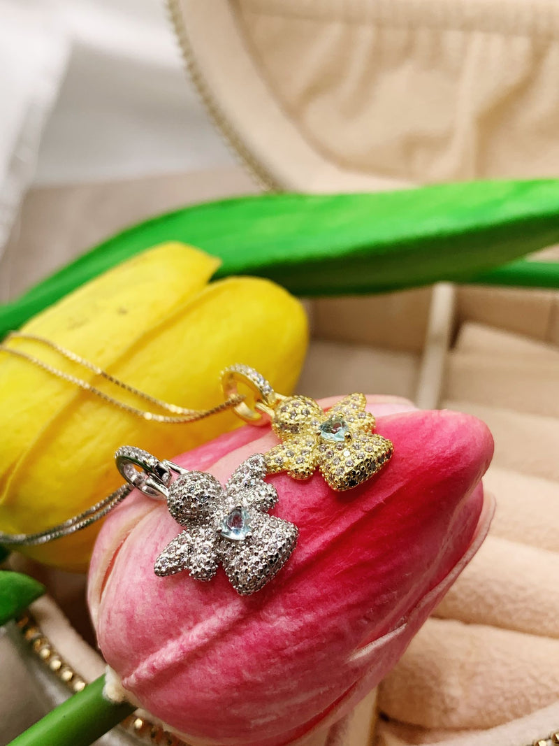 Collana angel acquamarina