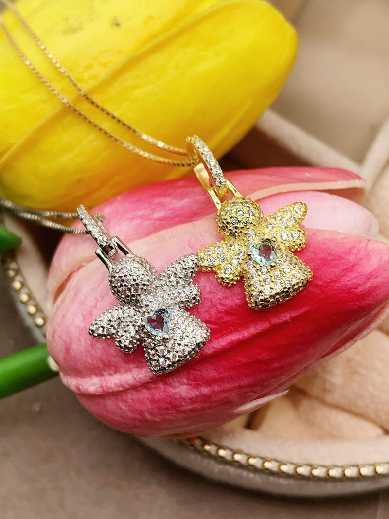 Collana angel acquamarina