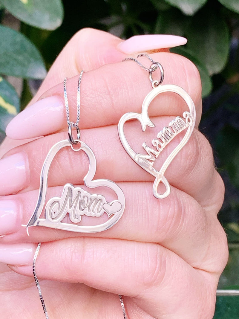 Collana heart mommy