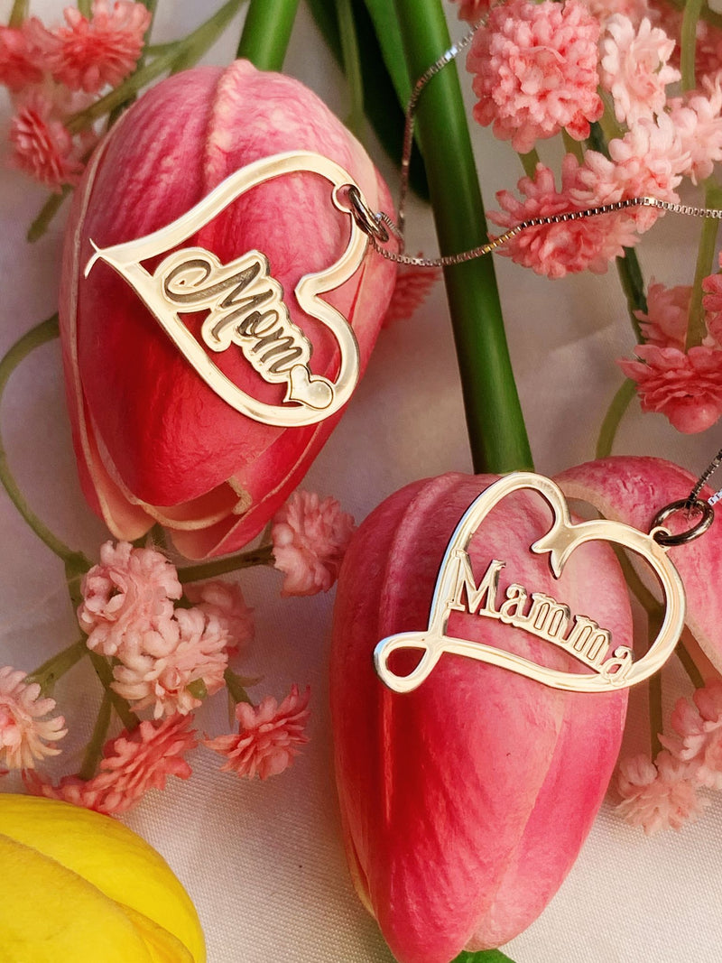 Collana heart mommy