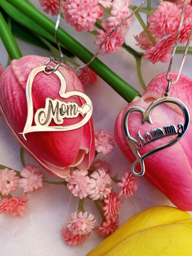 Collana heart mommy