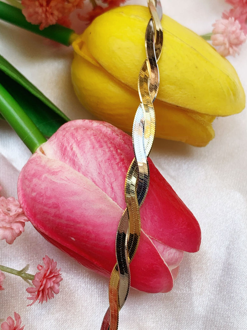 Bracciale snake intreccio