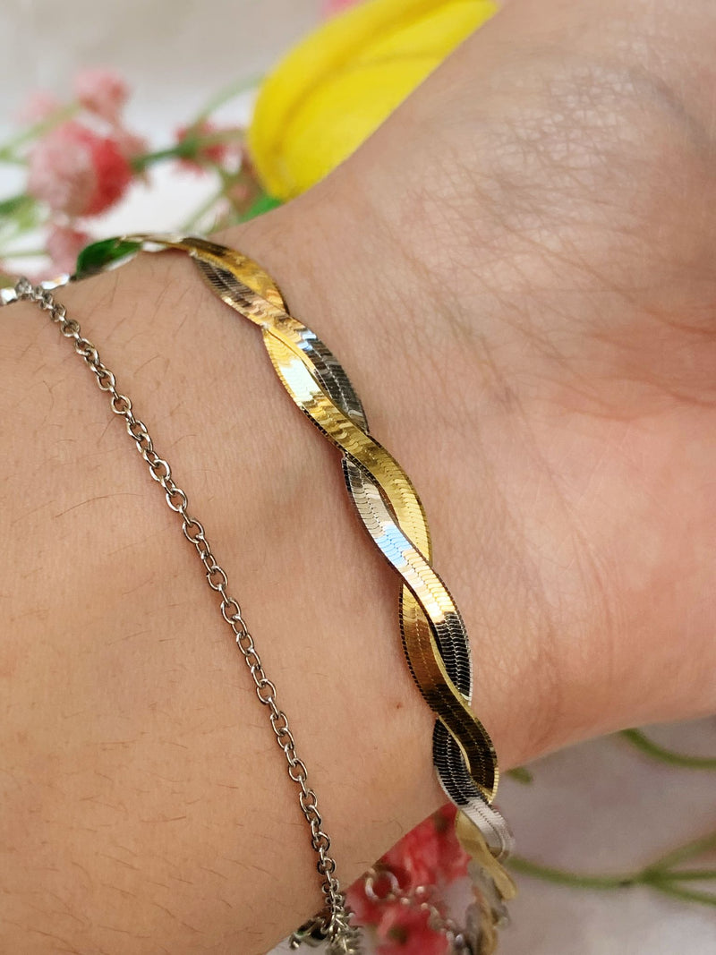 Bracciale snake intreccio