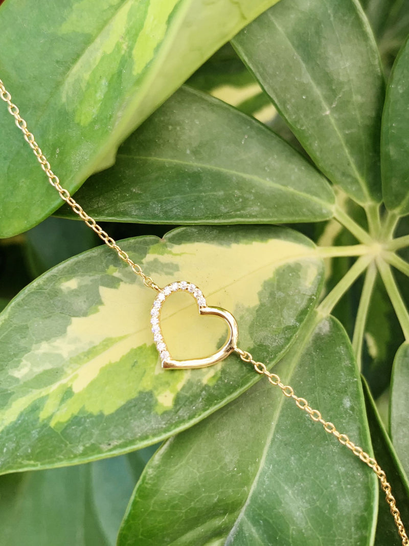 Bracciale cuore open