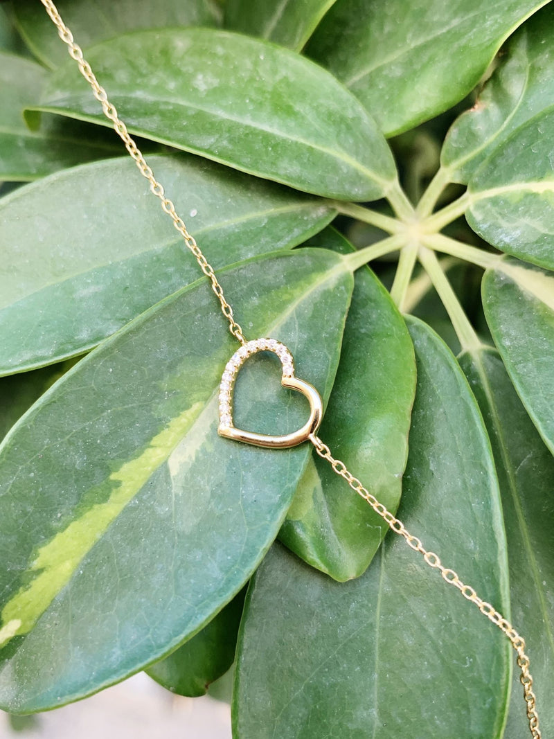 Bracciale cuore open