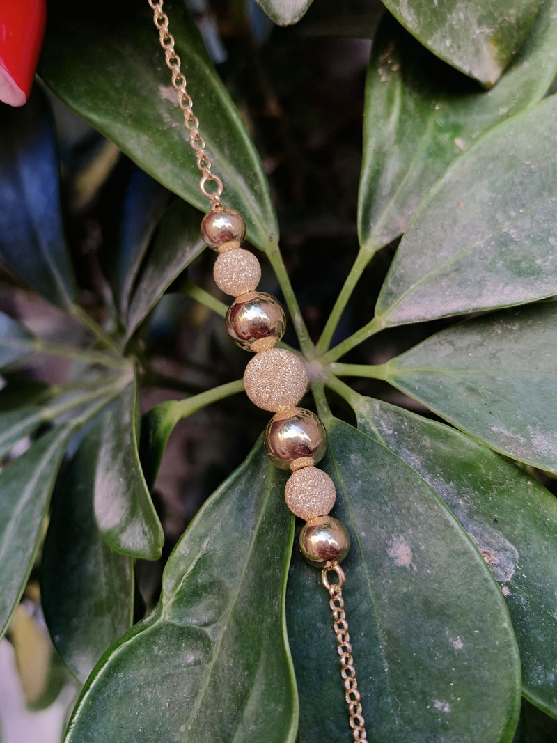 Bracciale sfere gold