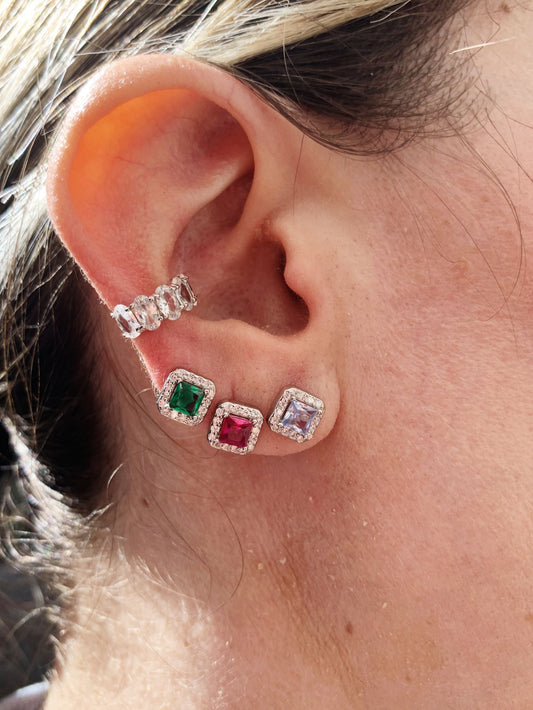 Orecchini quadratini