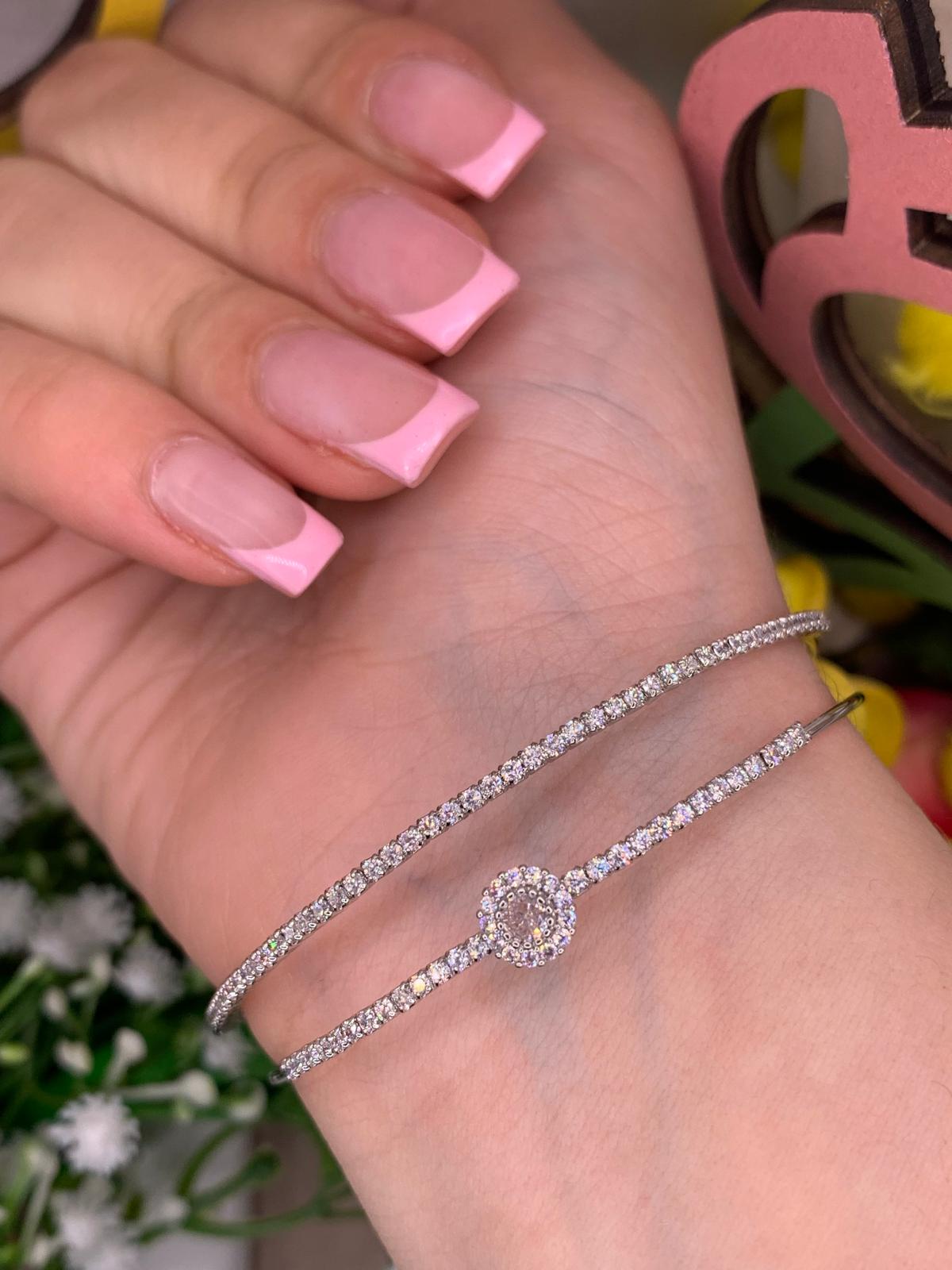 Bracciale puntoluce acciaio