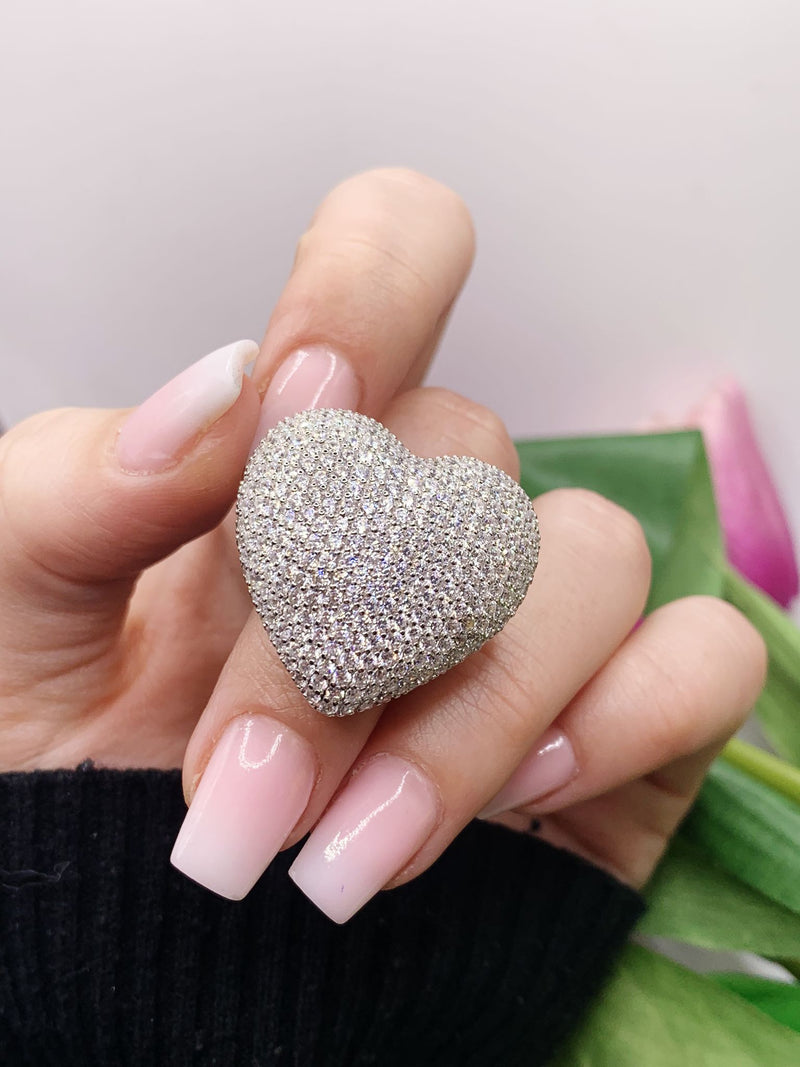 Anello mega big heart