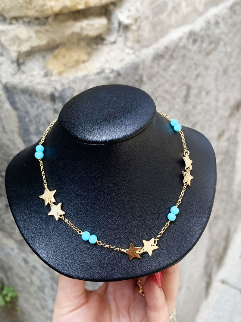 Collana stella turchina