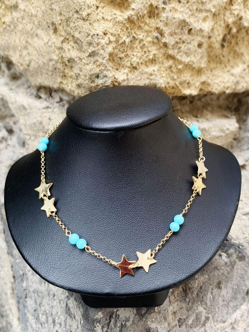Collana stella turchina