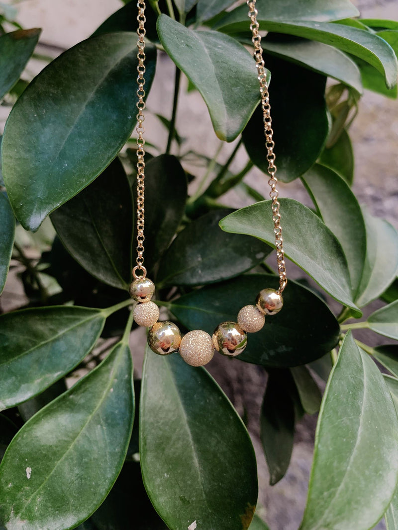 Collane sfere gold