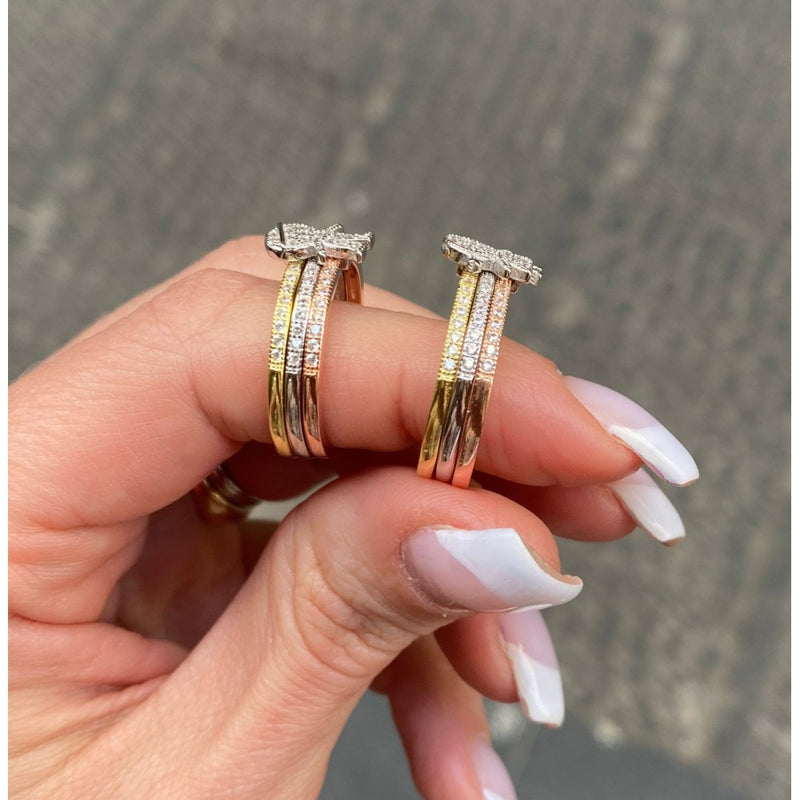 Anello bebè a tre fili