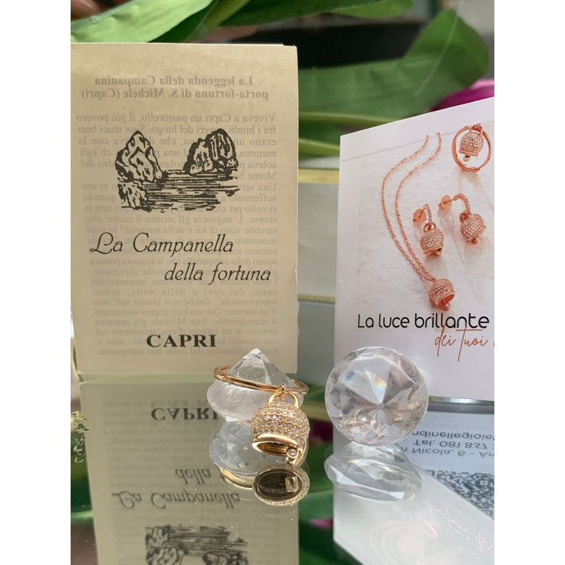 anello campanella porta fortuna made in capri