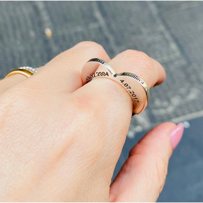 Anello cuore 3D