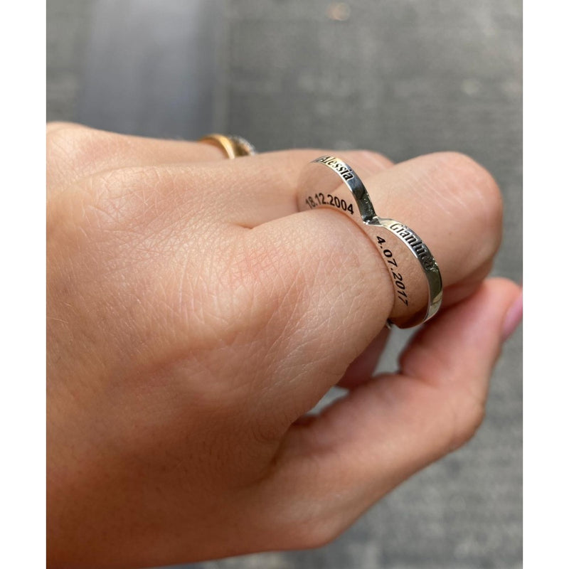 Anello cuore 3D