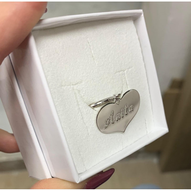 Anello cuore traforato