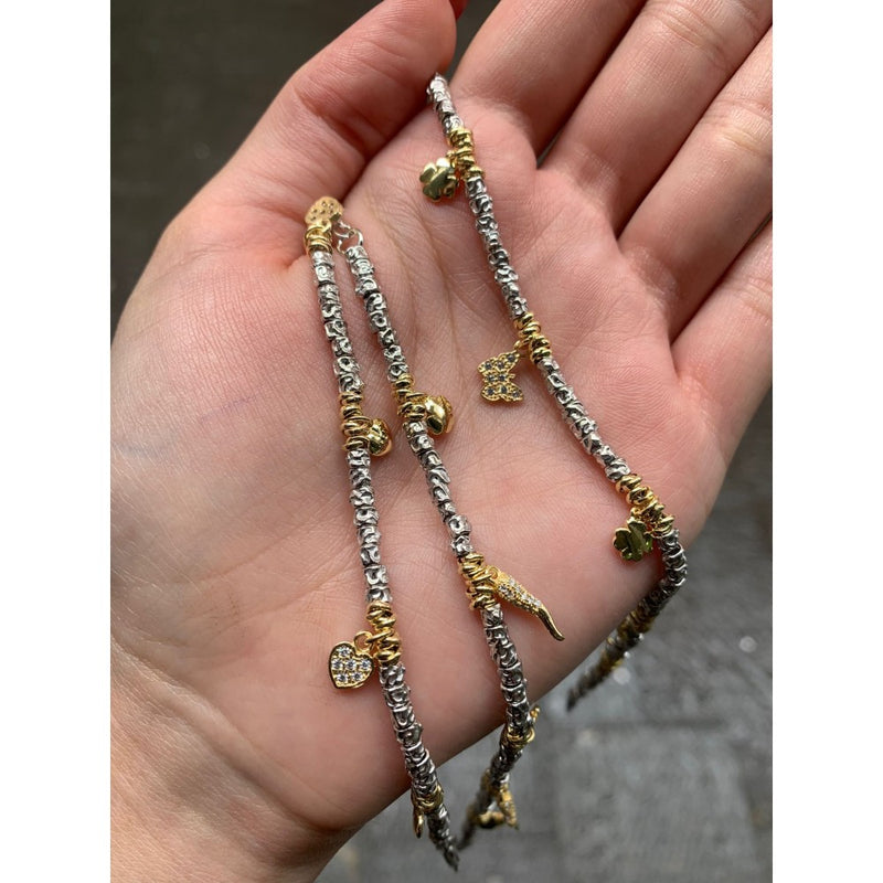 Bracciale rotelle con charm