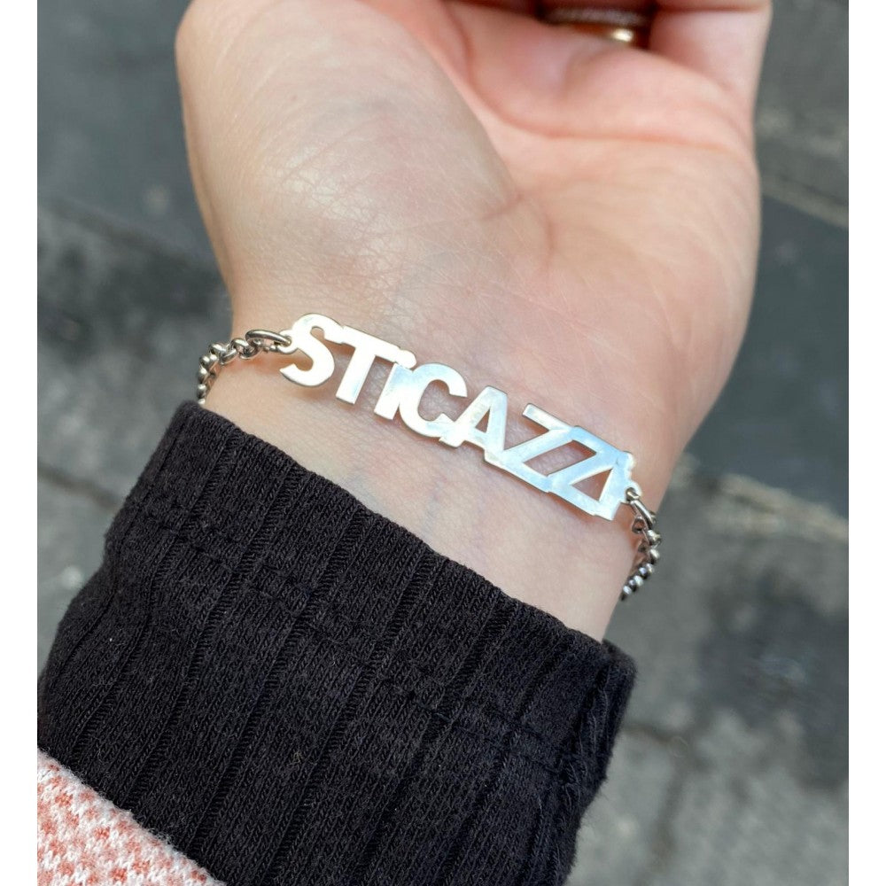 BRACCIALE IN ACCIAIO STI CAZZI - Nuvola Bijoux BRACCIALE IN ACCIAIO STI CAZZI - Nuvola Bijoux