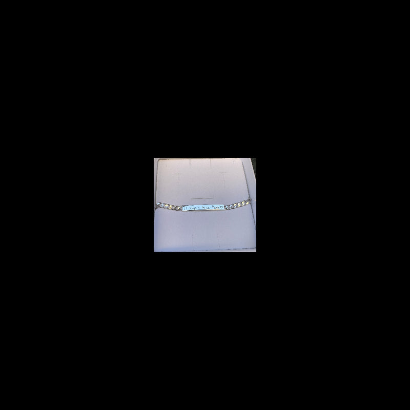 bracciale targa dedica