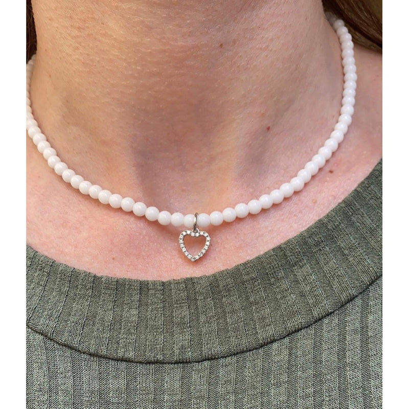Collana color con cuoricino