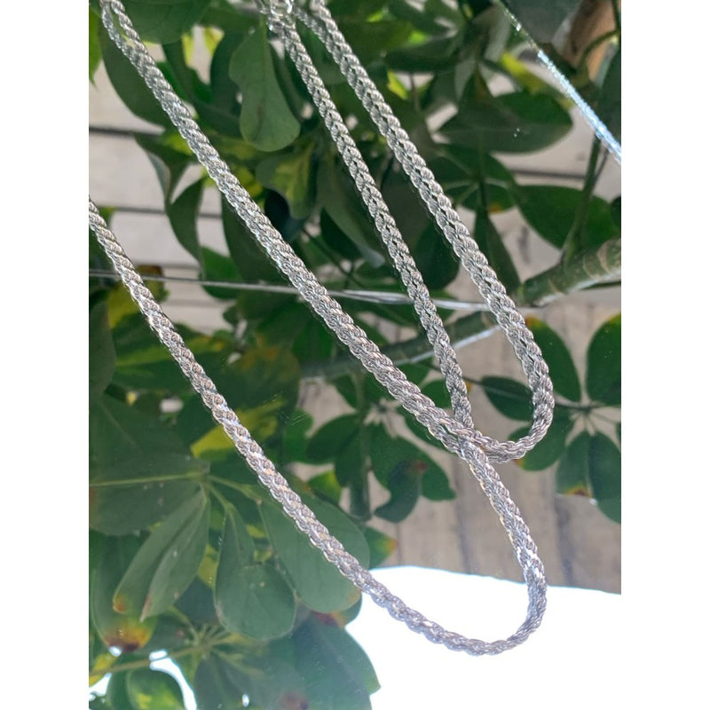 collana corda silver