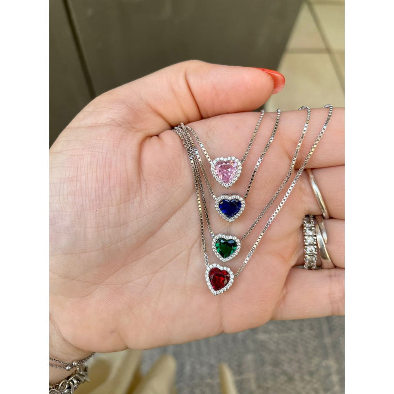 Collana cuore diamond
