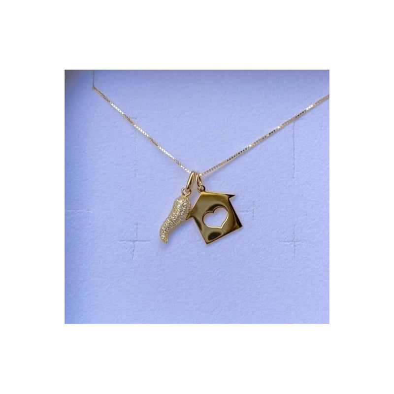 Collana home e corno