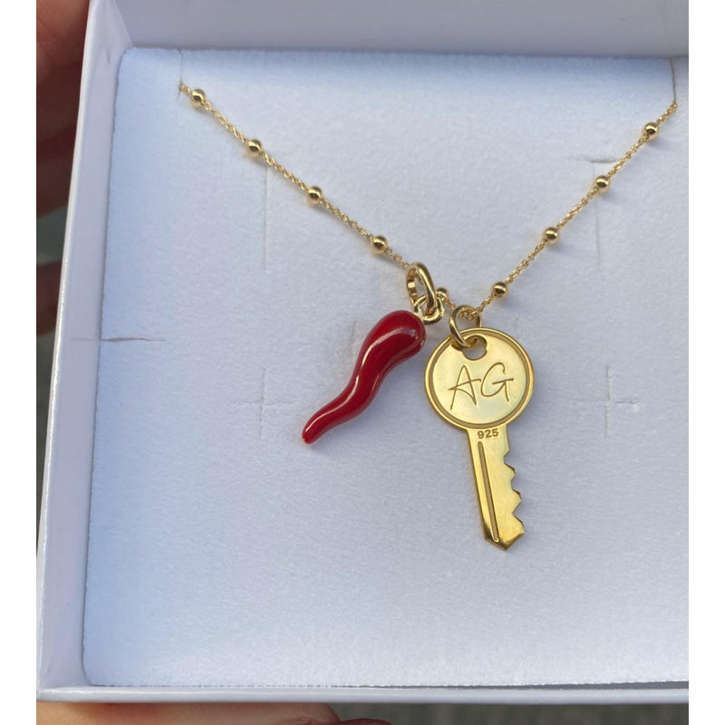 Collana key e corno