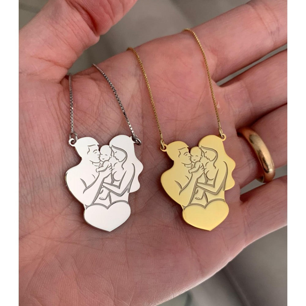 Luna Jewel Collana Oro, Argento, Idea Regalo Figlia, Ragazza, Con - Foto 2