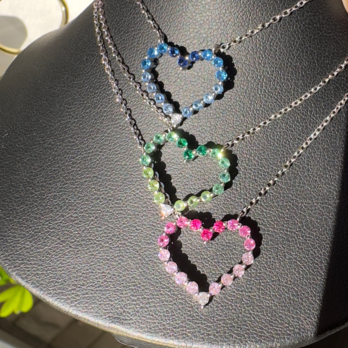 Collana oper heart degradè