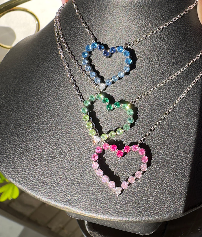 Collana oper heart degradè