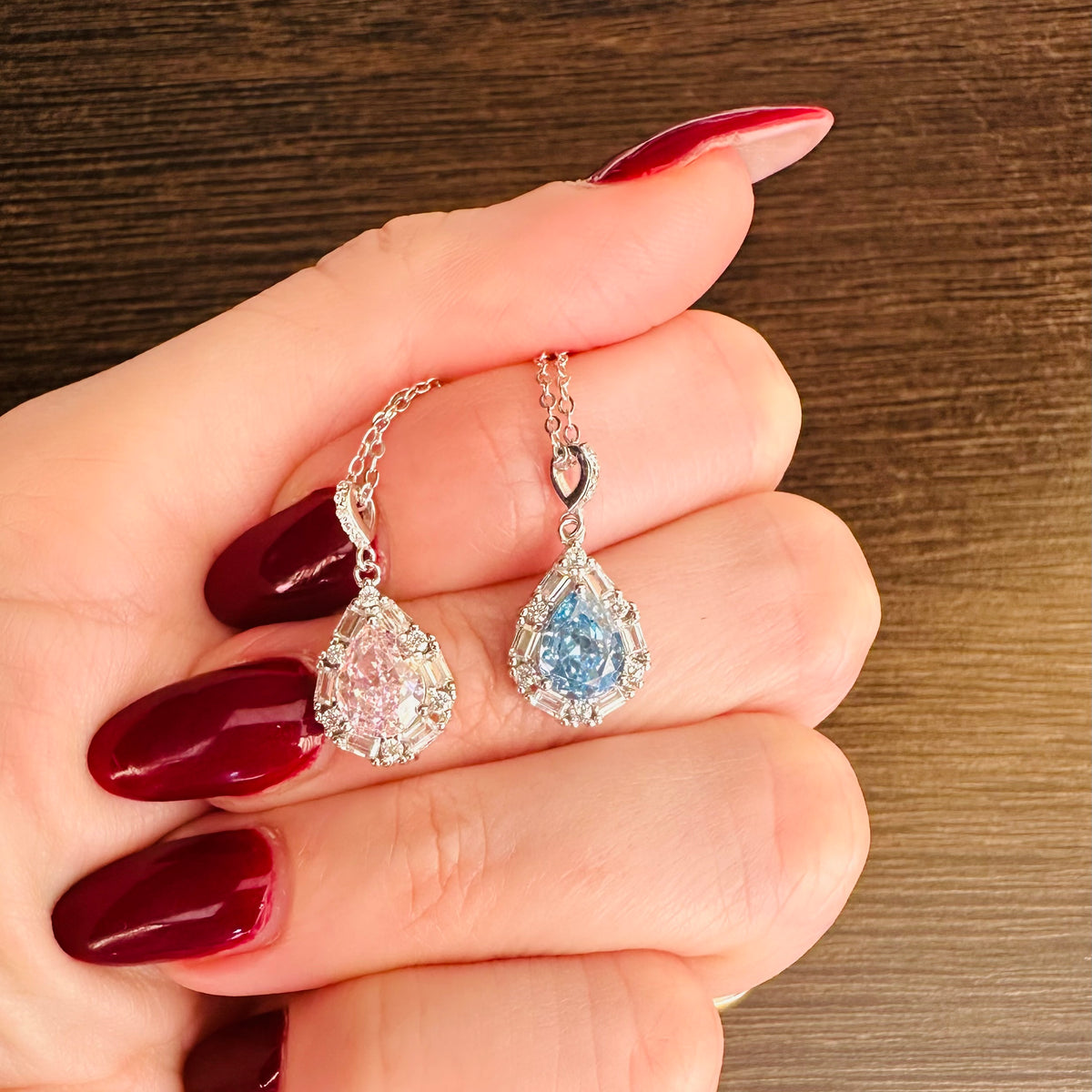 Collana ice stone goccia