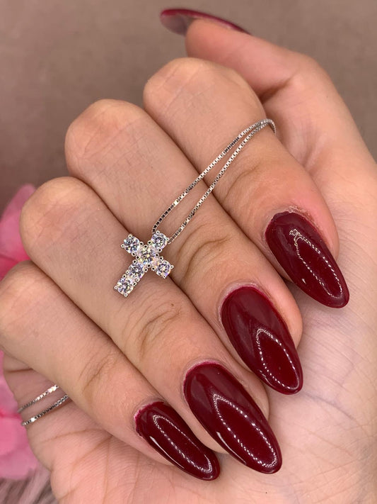Collana croce mini classic