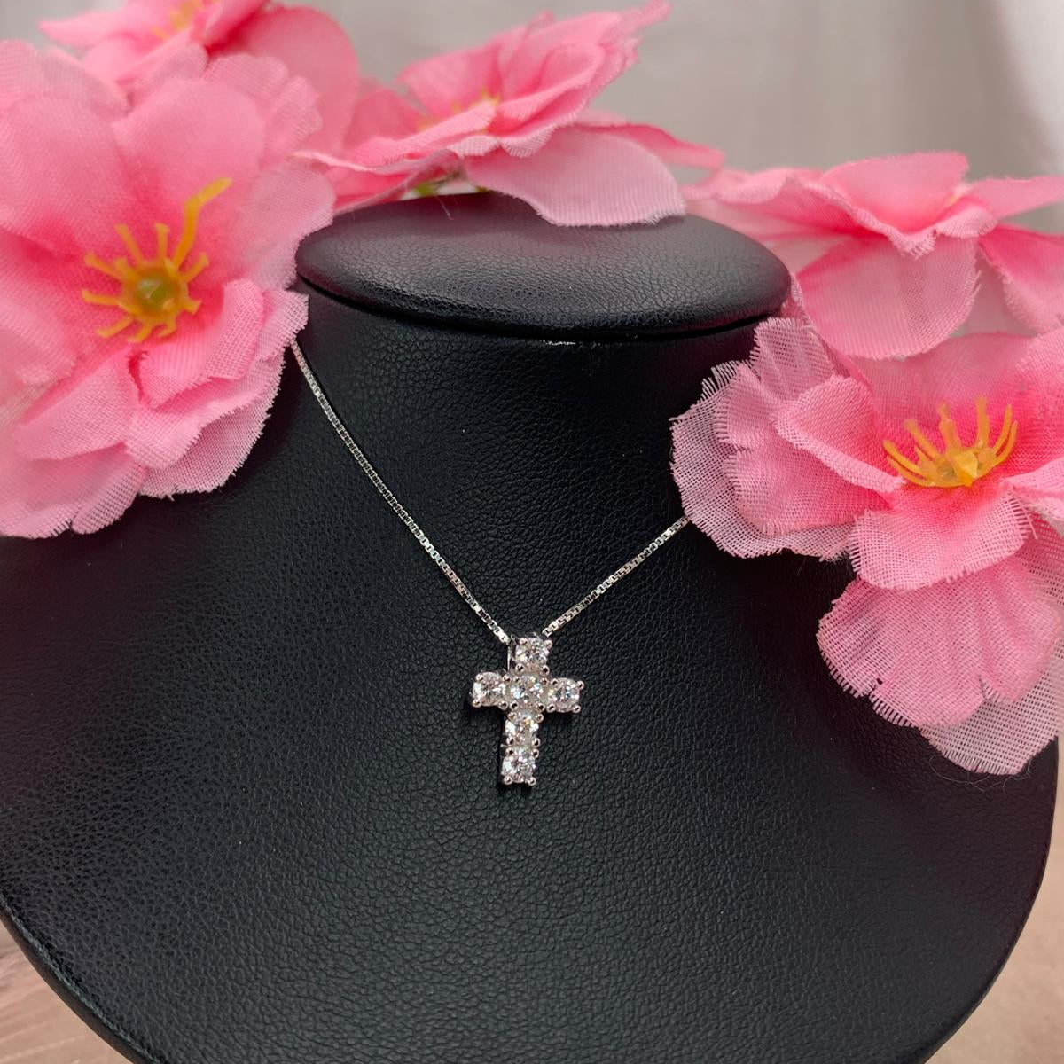 Collana croce mini classic