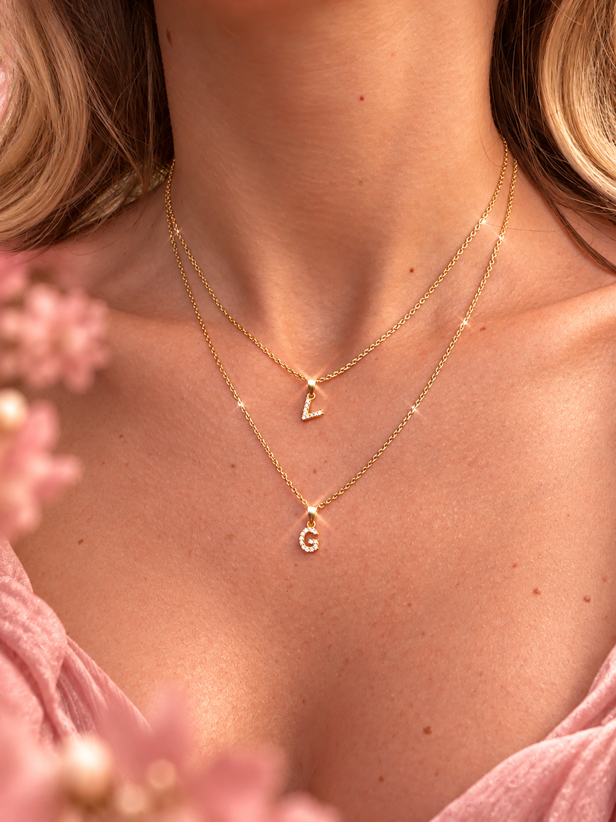 Collana doppio filo iniziale